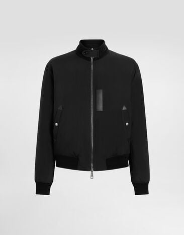 Dolce & Gabbana Padded satin jacket Black G9BRATFUSN0