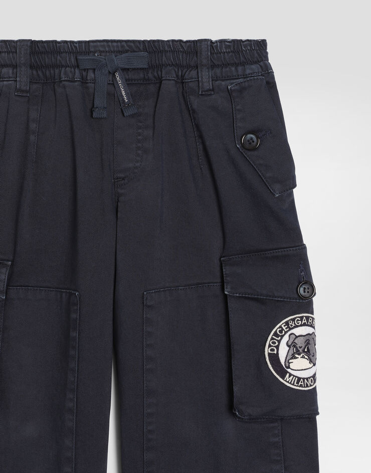 Dolce & Gabbana Pantalones cargo en gabardina Dolce & Gabbana Pantalones cargo en gabardina L45P16LY113