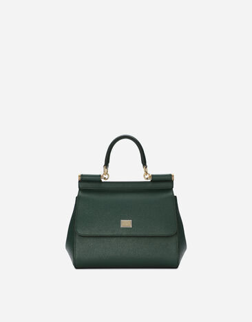 Dolce & Gabbana حقيبة يد Sicily متوسطة أخضر BB6003B1001