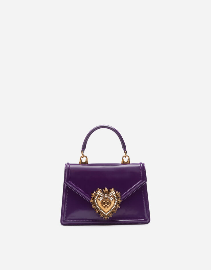 Dolce & Gabbana Small Devotion bag in calfskin VIOLA BB6711A1037