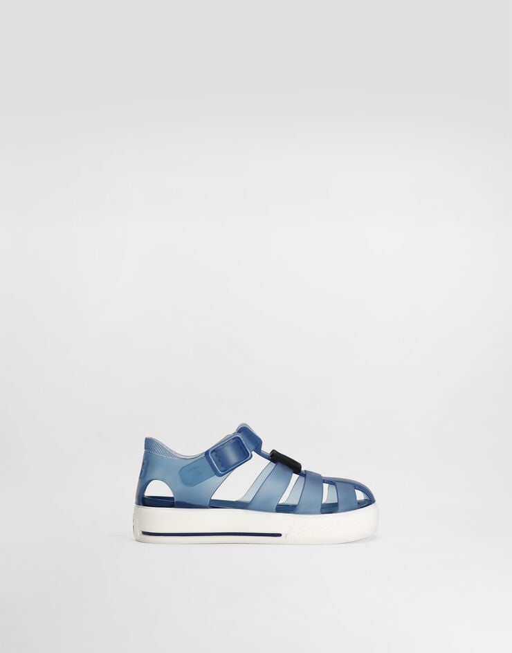 Dolce & Gabbana Rubber sandals with DG logo Multicolor DN0115AT079