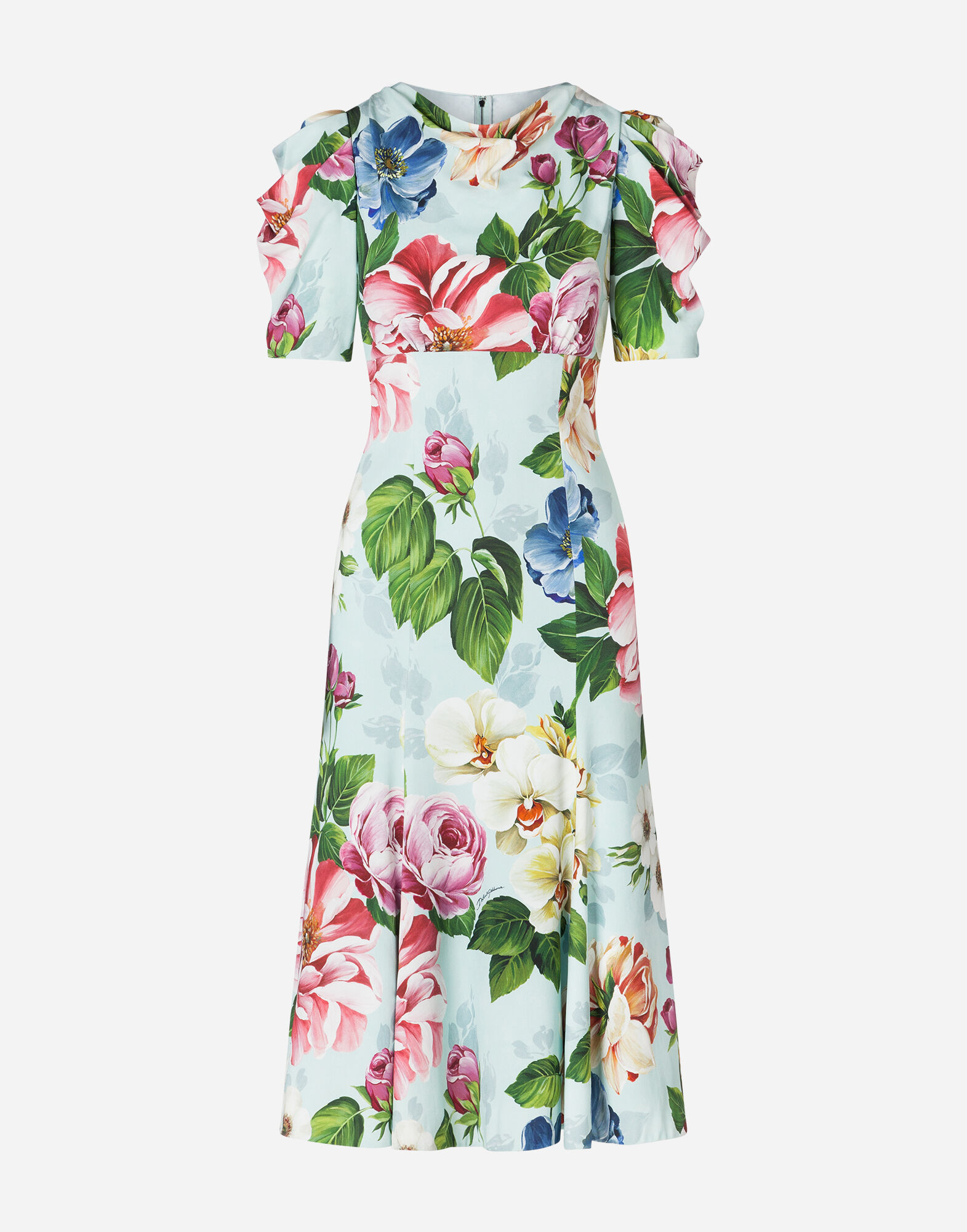 Vestito fiori dolce e gabbana best sale