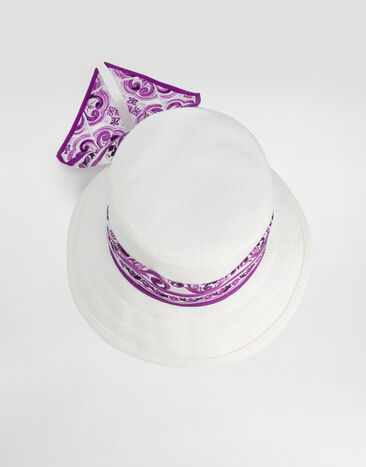 Dolce & Gabbana Sombrero de esterilla White FH671AFU9AU