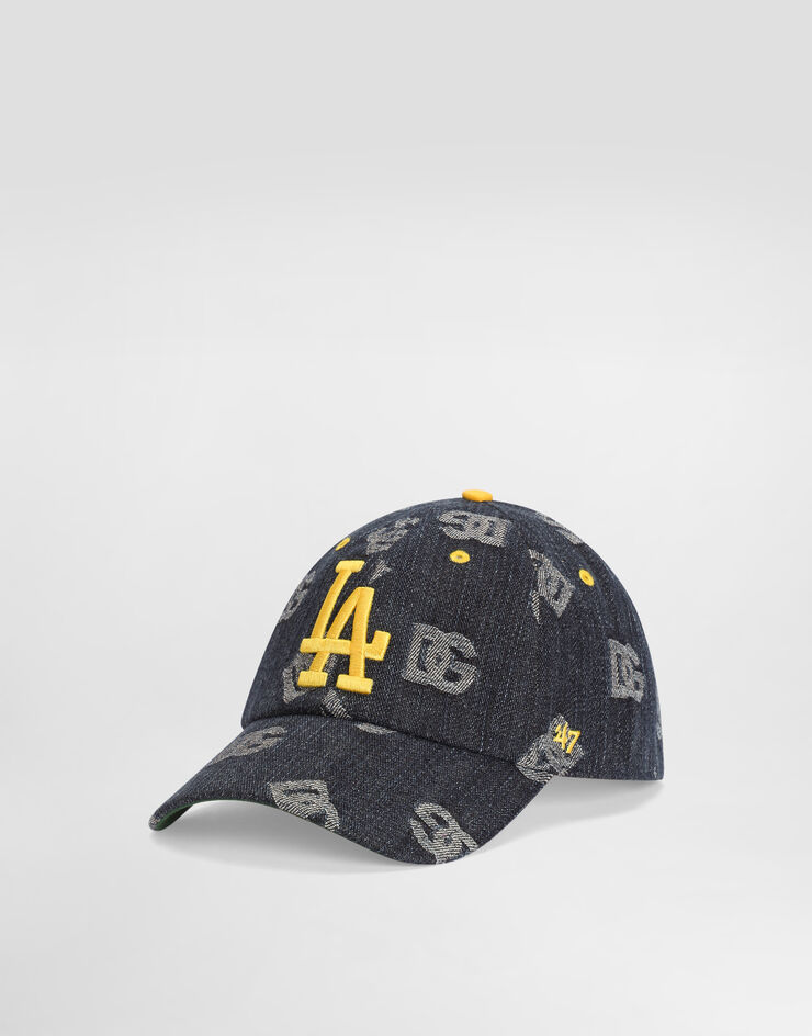 Dolce & Gabbana Dolce&Gabbana x ’47 gorra de béisbol Los Angeles Dodgers en denim con logo Multicolor IH152MGI212