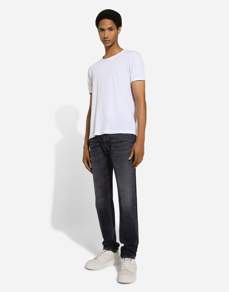 Dolce & Gabbana Jeans Regular aus blauem Denim Blau GYJCCDG8KE5