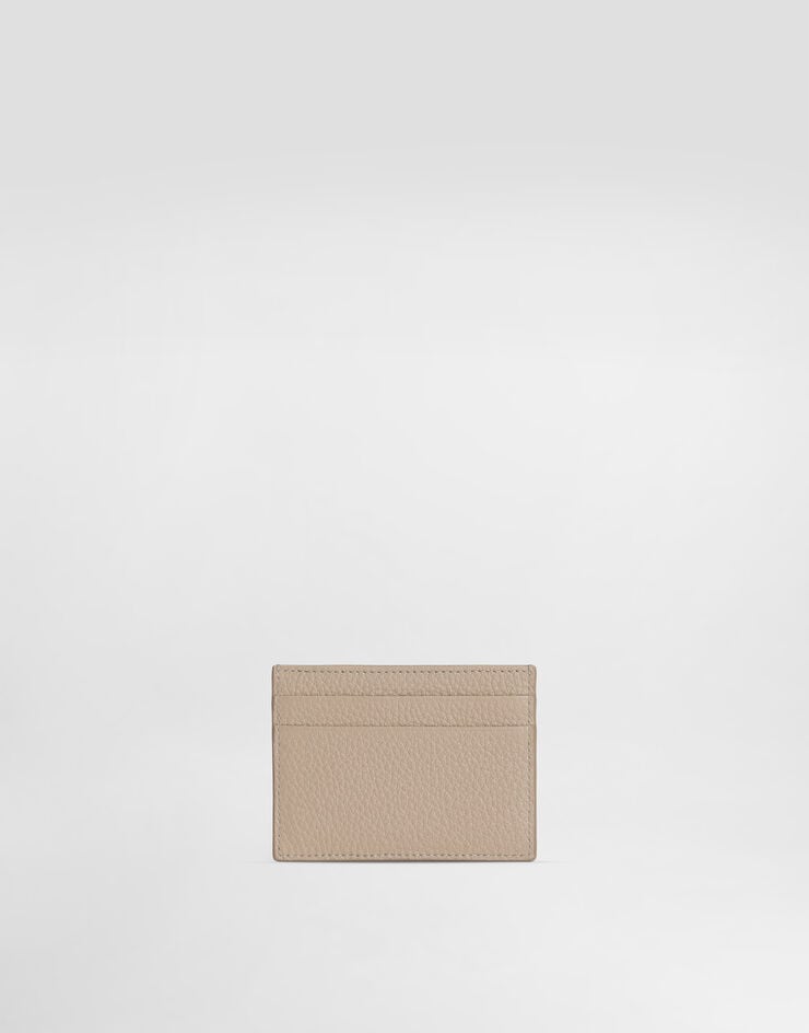 Dolce & Gabbana Calfskin card holder with logo Dolce & Gabbana Calfskin card holder with logo Beige BP0330A0370