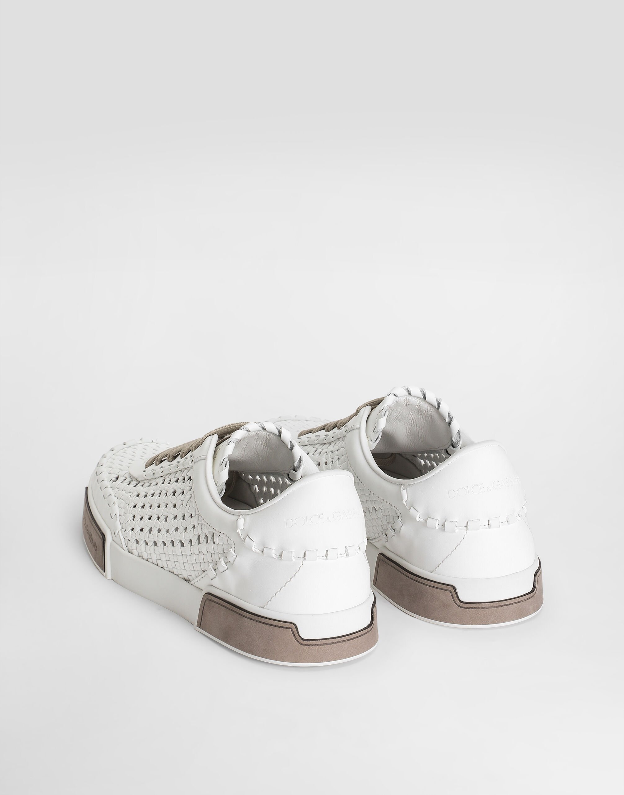 Portofino Yacht shoes in White for Men | Dolce&Gabbana®