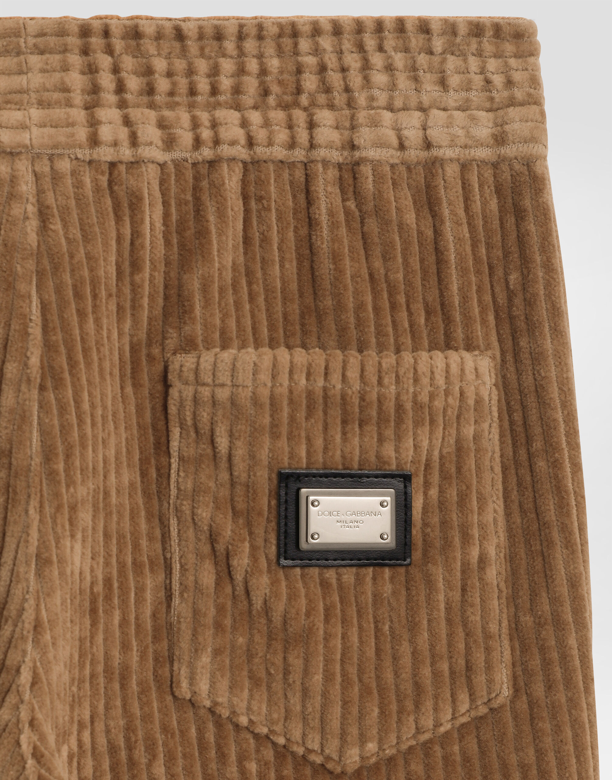 Beigeのボーイズ Corduroy trousers | Dolce&Gabbana®