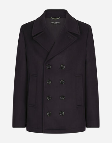 Dolce & Gabbana Chaquetón de cachemira Azul G008OTFU2D1