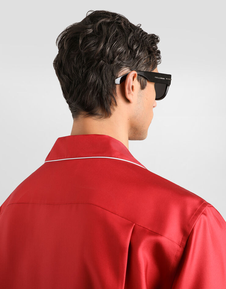 Dolce & Gabbana Hawaii silk twill shirt Dolce & Gabbana Hawaii silk twill shirt Red G5KS3ZFU1XB