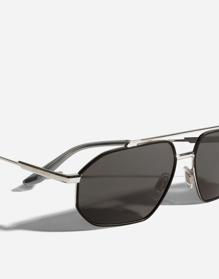 Dolce & Gabbana Lunettes de soleil Metal Classic Argent VG232AVM487