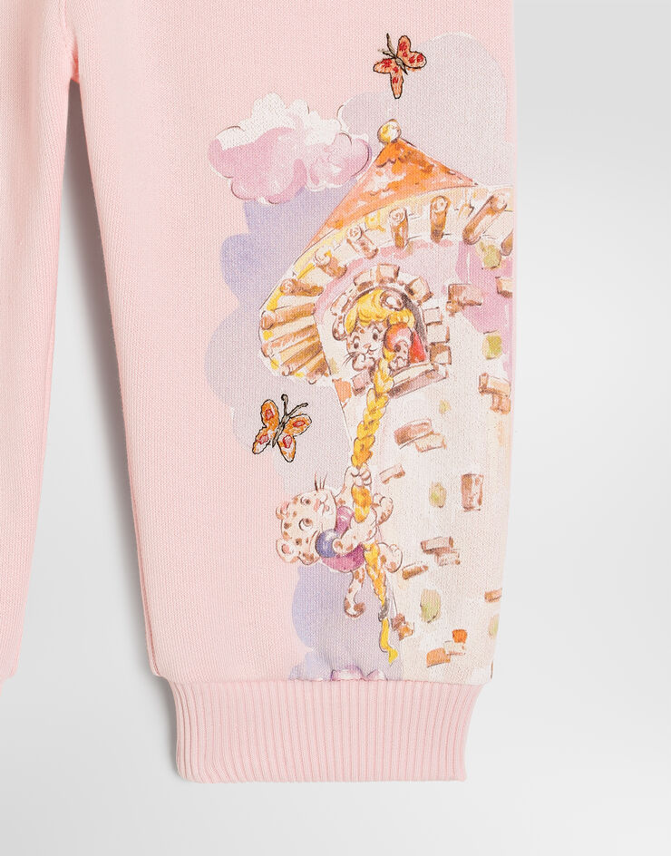 Dolce & Gabbana Fleece sweatpants Pink L2JPJ1G7P8M
