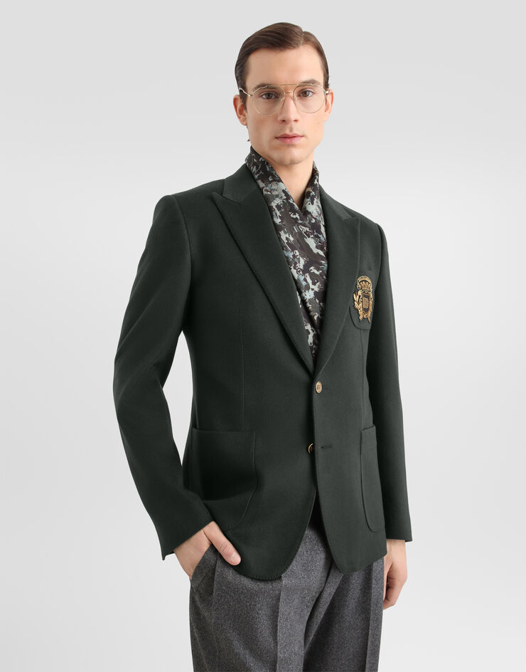 Dolce & Gabbana Portofino single-breasted cashmere jacket  G2WX2ZHU2BZ