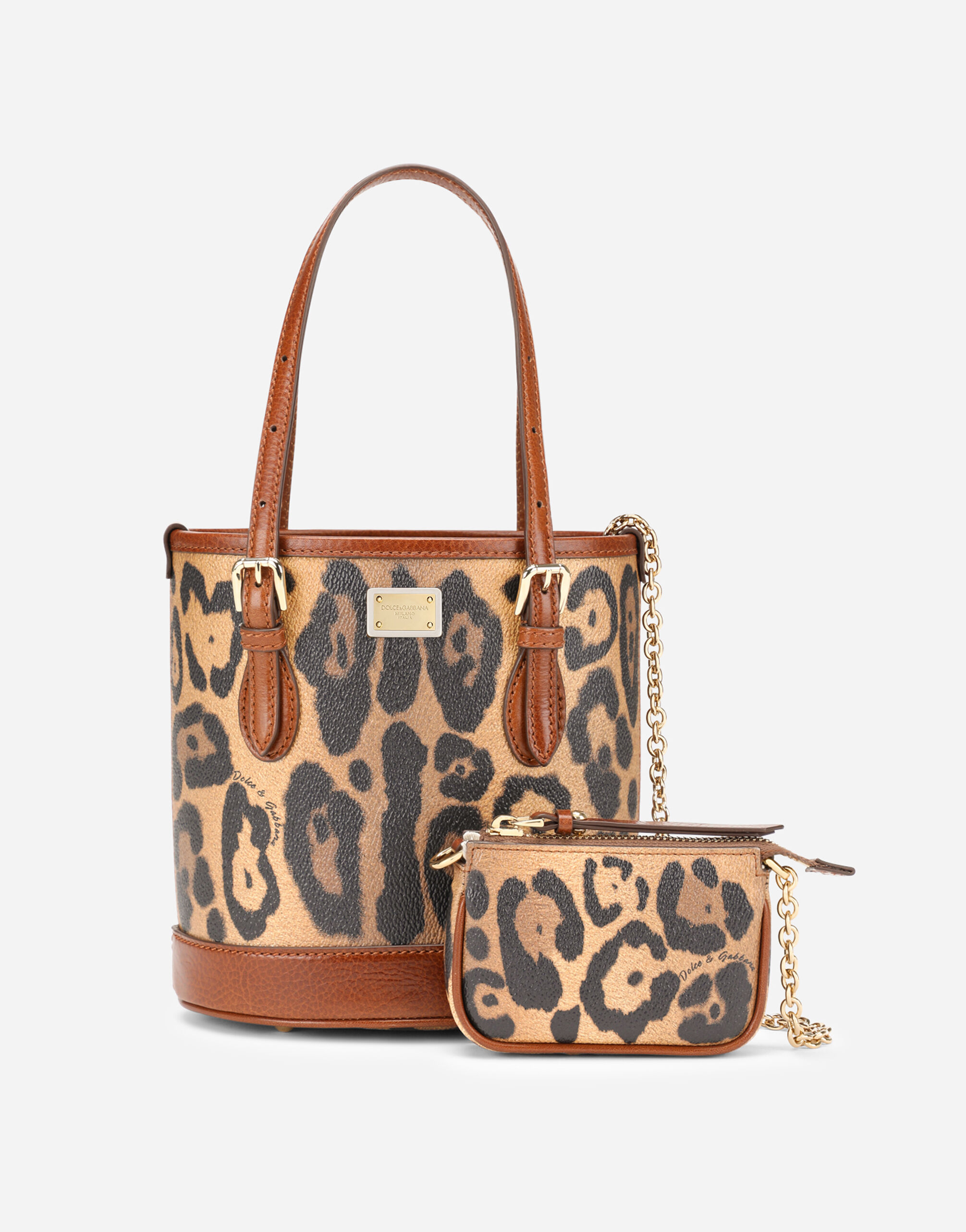 Leopard bucket bag discount