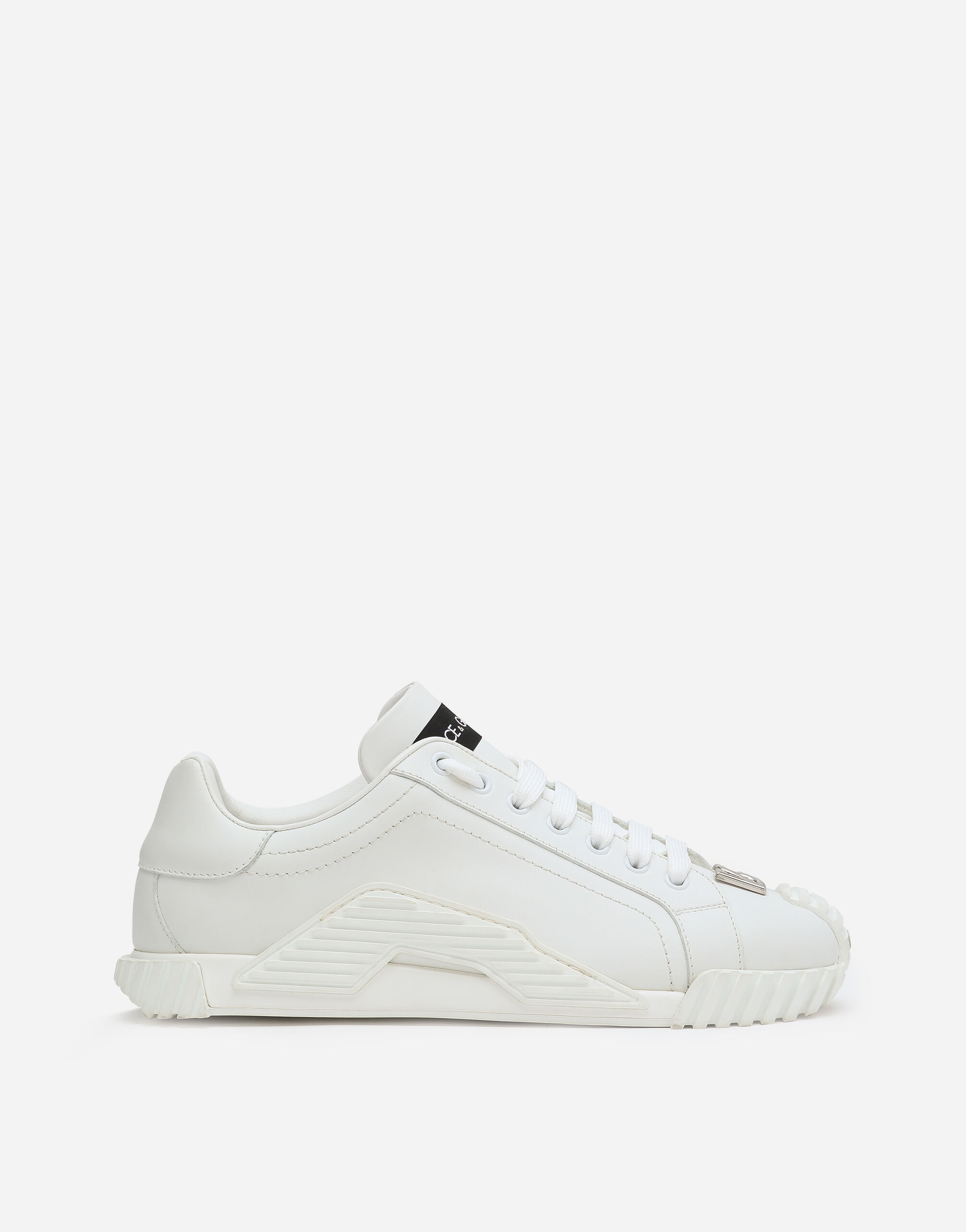 Dolce & Gabbana Calfskin NS1 sneakers with DG logo White CS1770AJ969