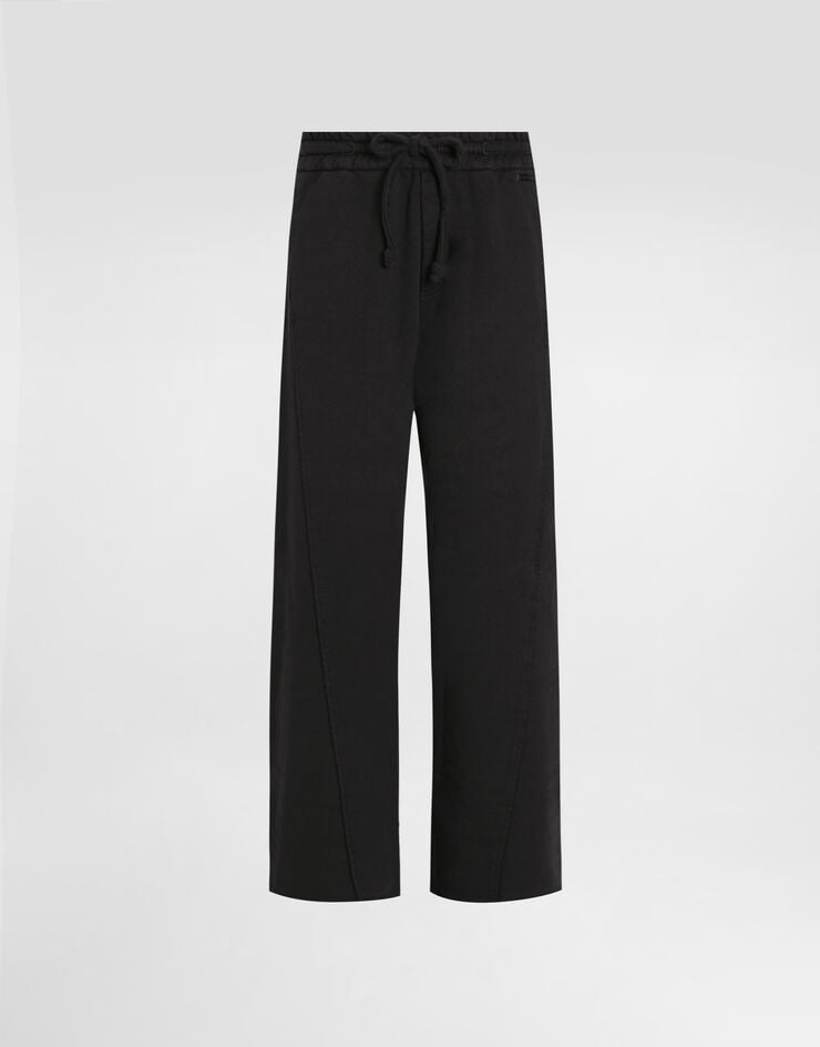 Dolce & Gabbana Pantalon de jogging en coton Black GP16ZTG7PLA