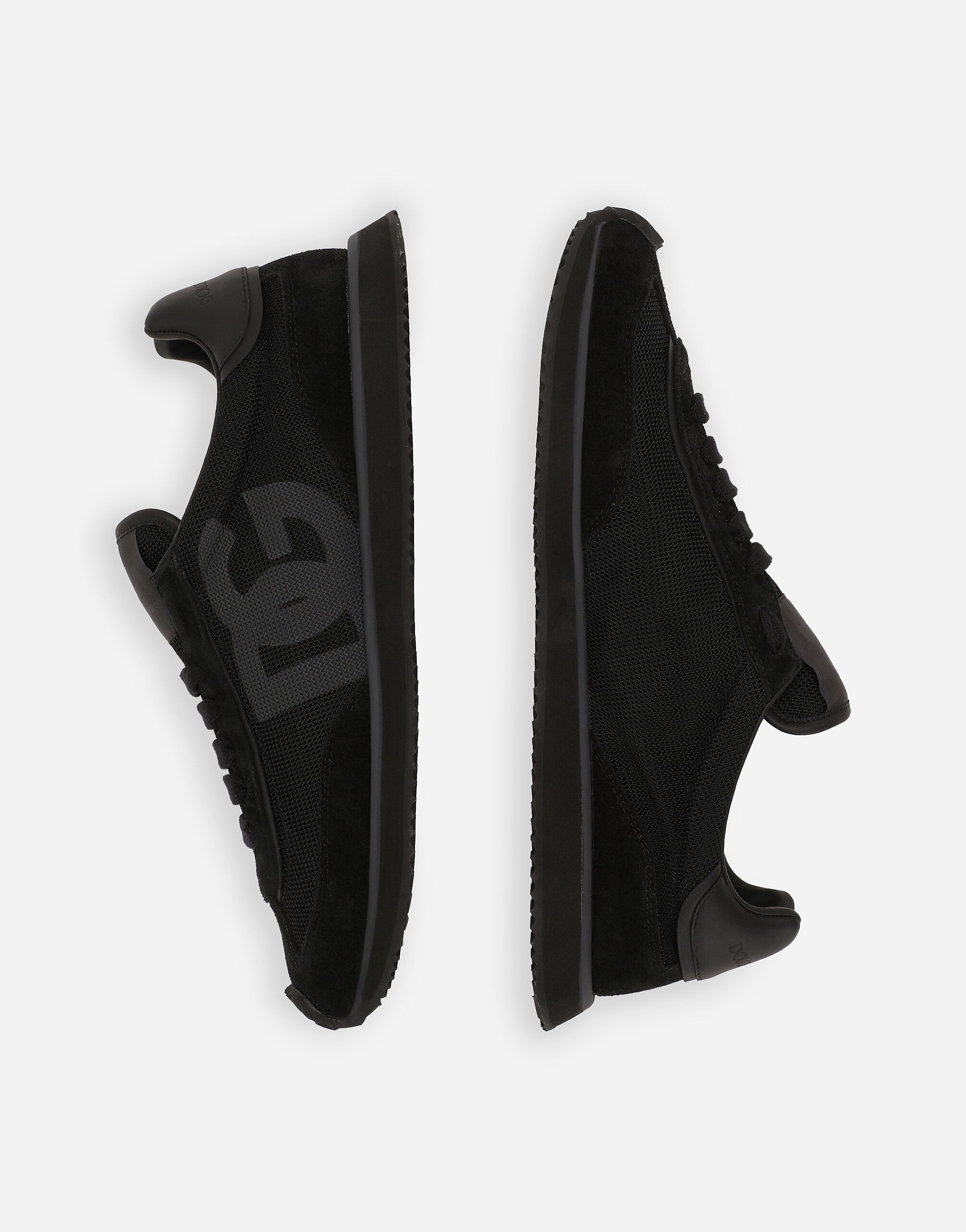 Mixed material DG CUSHION sneakers in Black for Men Dolce Gabbana US
