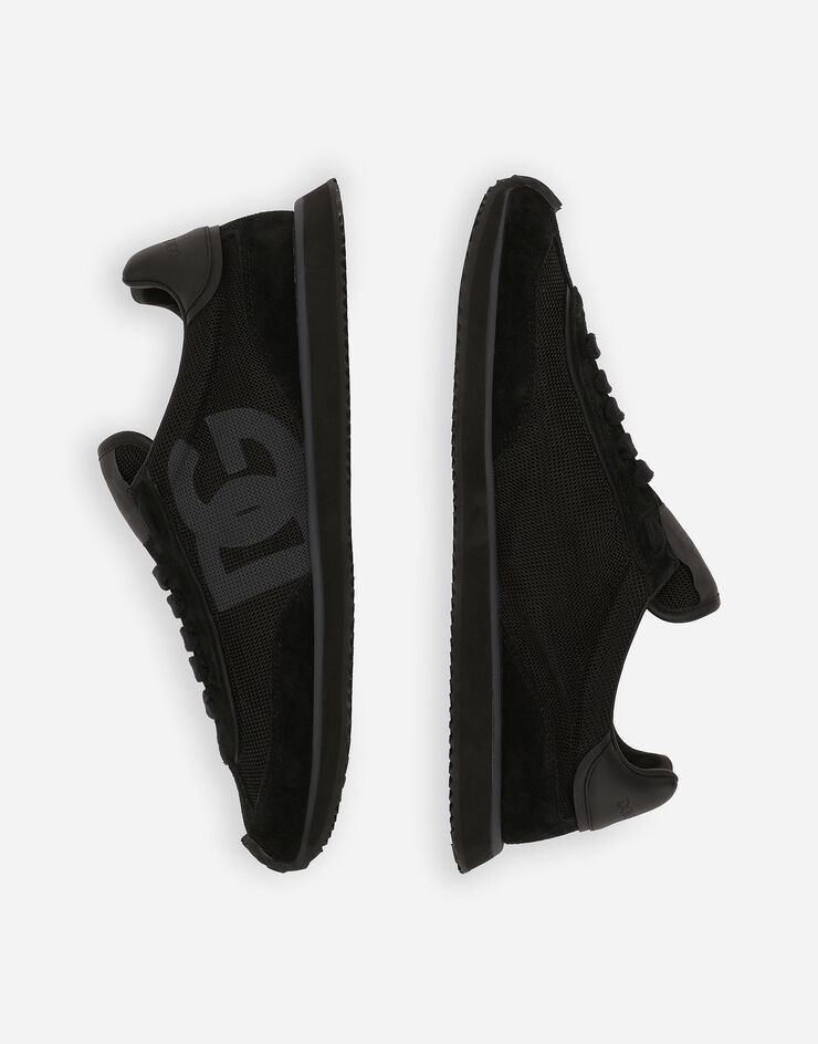 Dolce & Gabbana Mixed-material DG CUSHION sneakers Black CS2288A5355