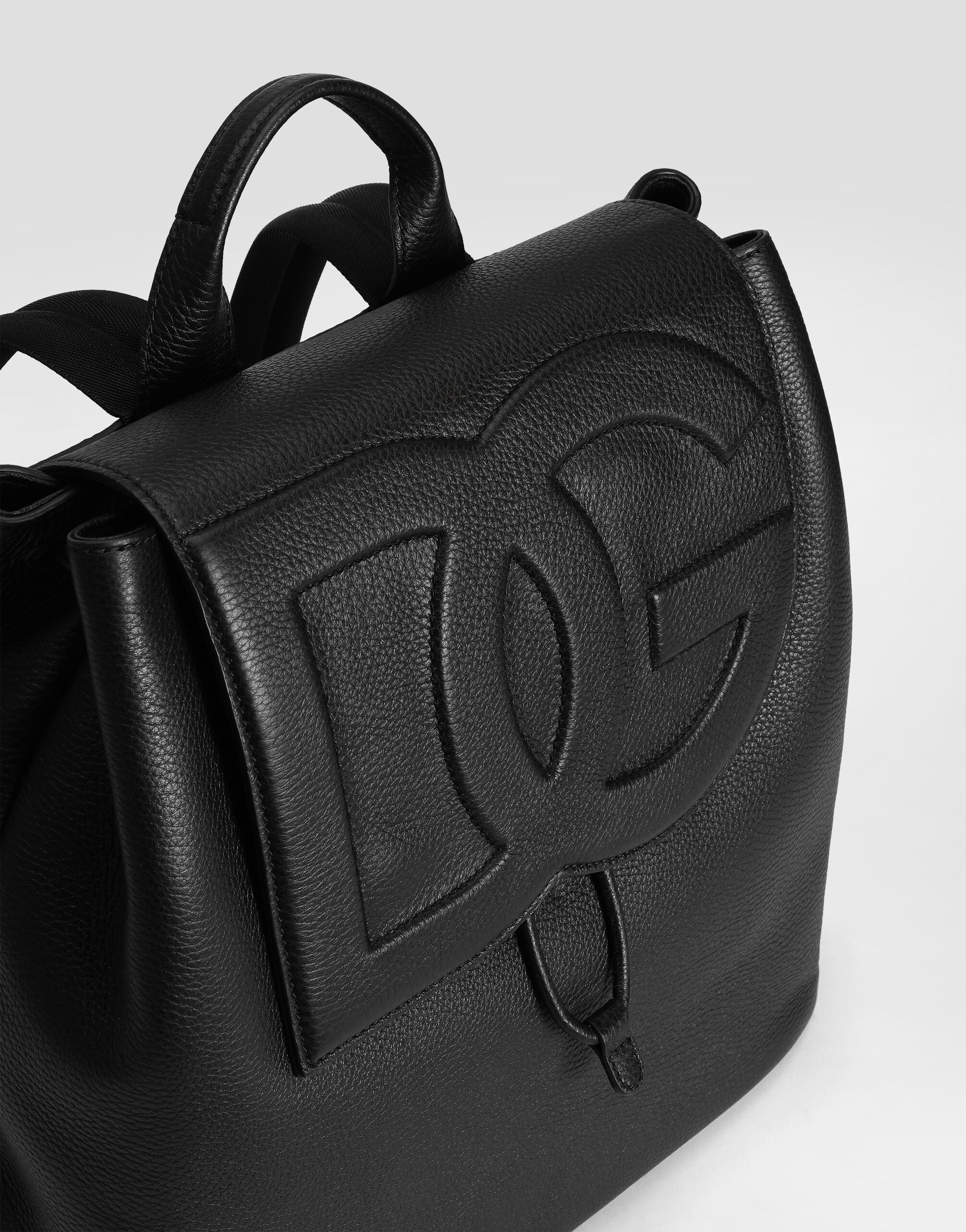 DOLCE & GABBANA ブラックバックパック ブラックのメンズ ディアスキン バックパック | Dolce&Gabbana®