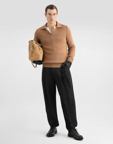 Dolce & Gabbana Virgin wool polo shirt  GXZC4TJDVIH