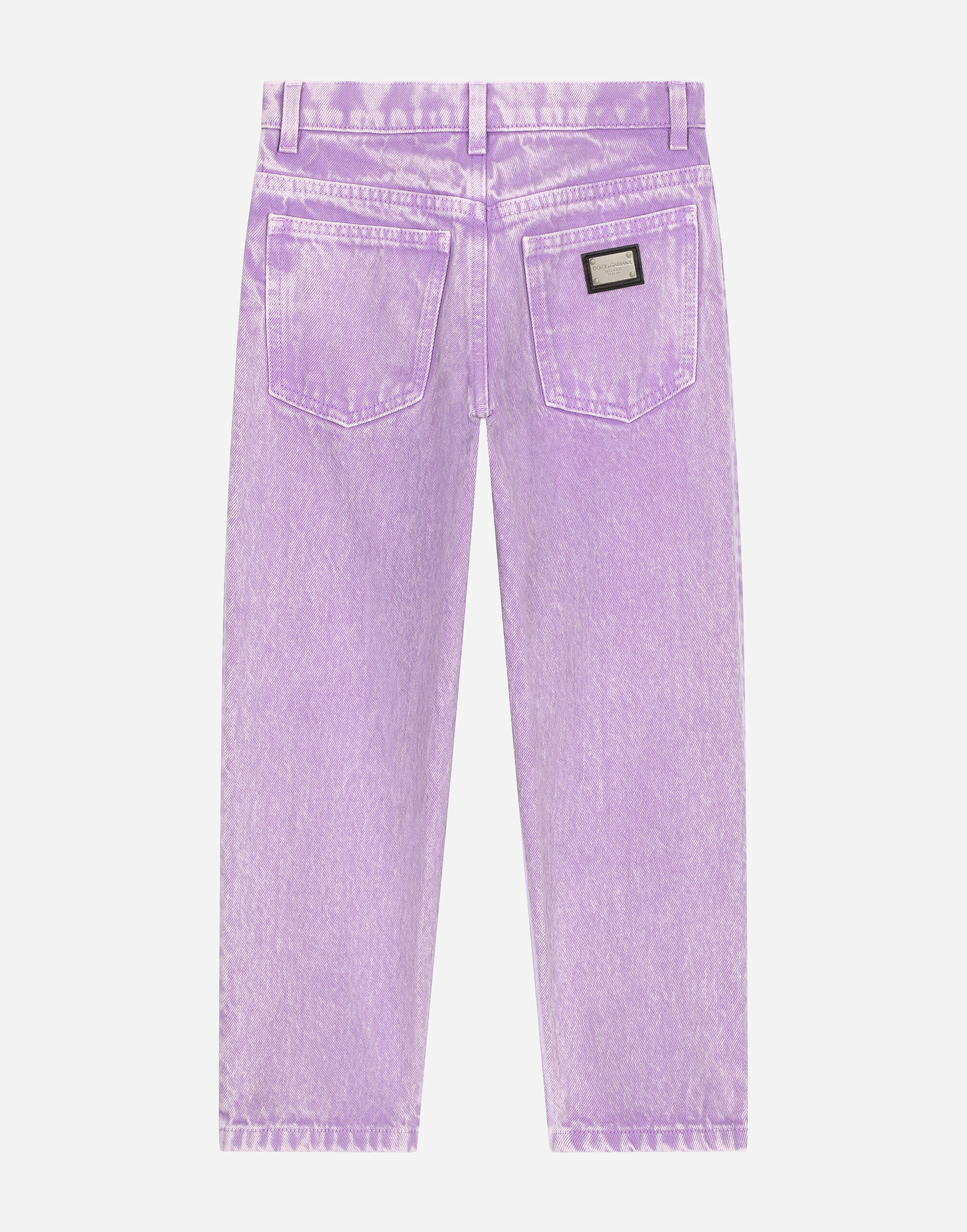 デニム・ジーパン DOLCE & GABBANA Woman Jeans Pink FTC67DG8MT4 S9001 Boyfriend jeans in Multicolor for Women | Dolce&Gabbana®