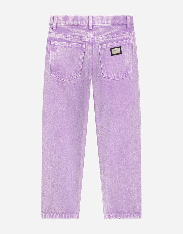 Dolce & Gabbana 5-pocket denim jeans Lilas L52F72LDC06