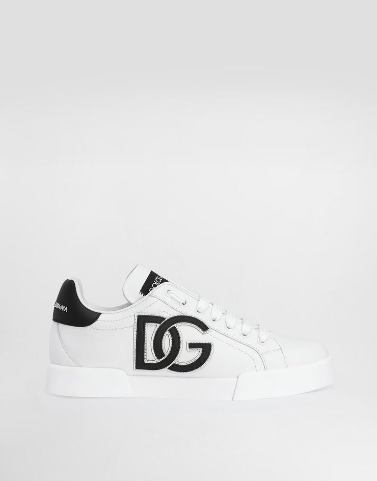 Dolce & Gabbana Calfskin Portofino sneakers with DG logo  Multicolore CK1545AC330