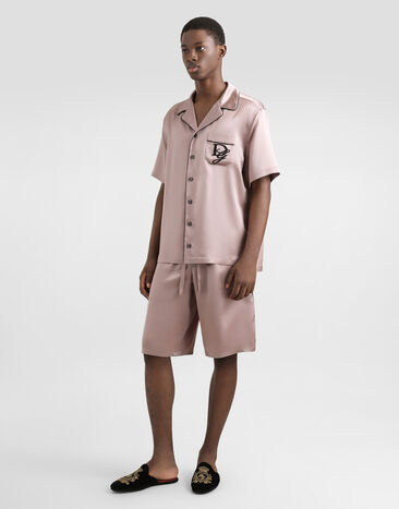 Dolce & Gabbana Silk shorts Lilac GV5MAZFU1AU