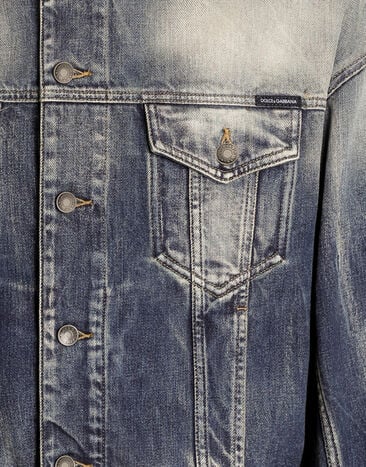 Dolce & Gabbana Denim jacket Multicolor G9BZTDG8OK4