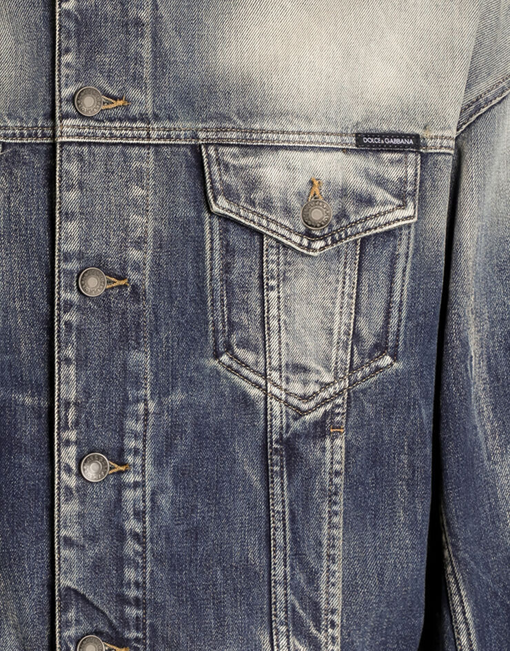 Dolce & Gabbana Denim jacket Multicolor G9BZTDG8OK4