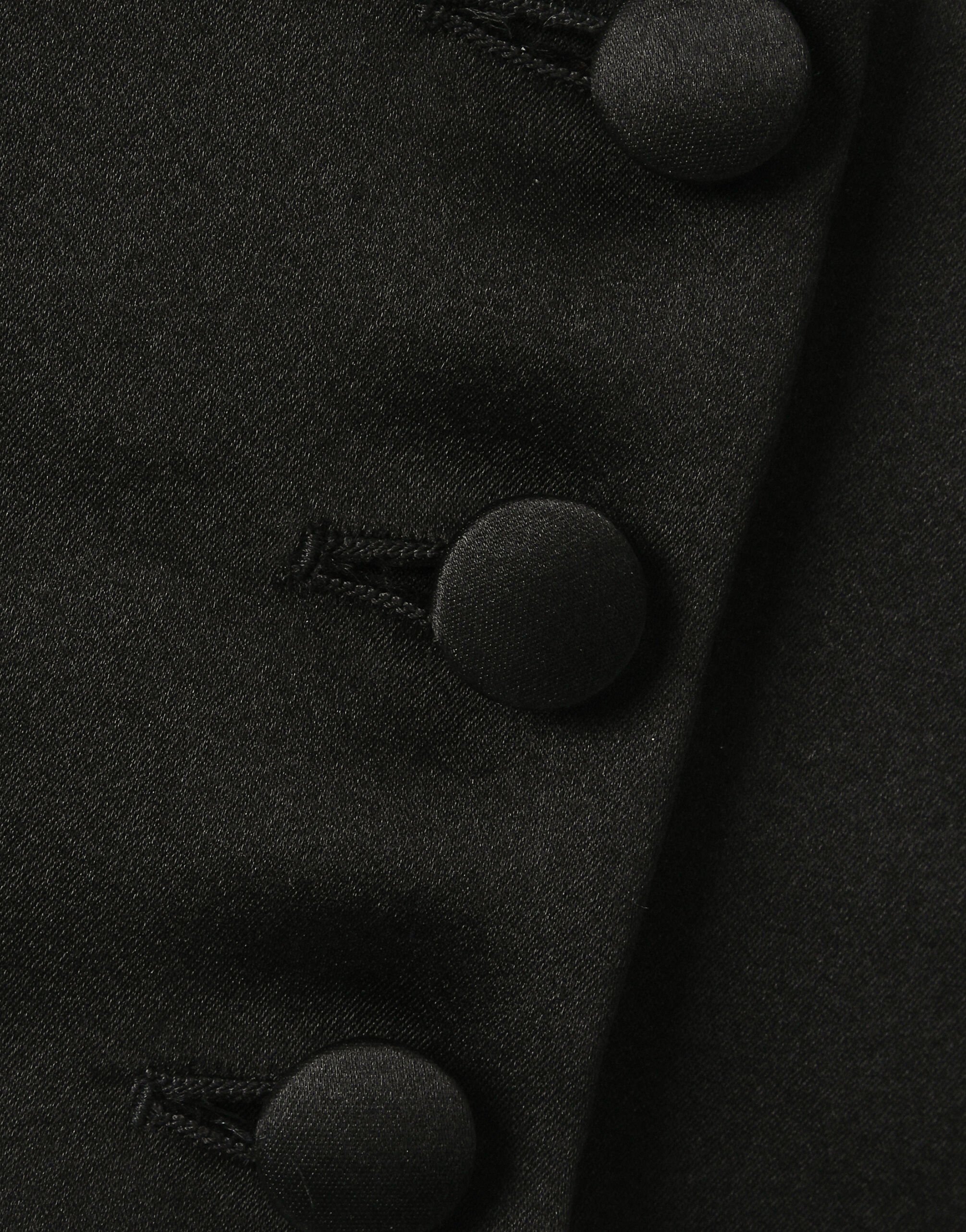 ベスト・ジレ DOLCE & GABBANA DOUBLE-BREASTED DUCHESSE TUXEDO VEST DOLCE&GABBANA Double-breasted duchesse silk-satin vest | NET