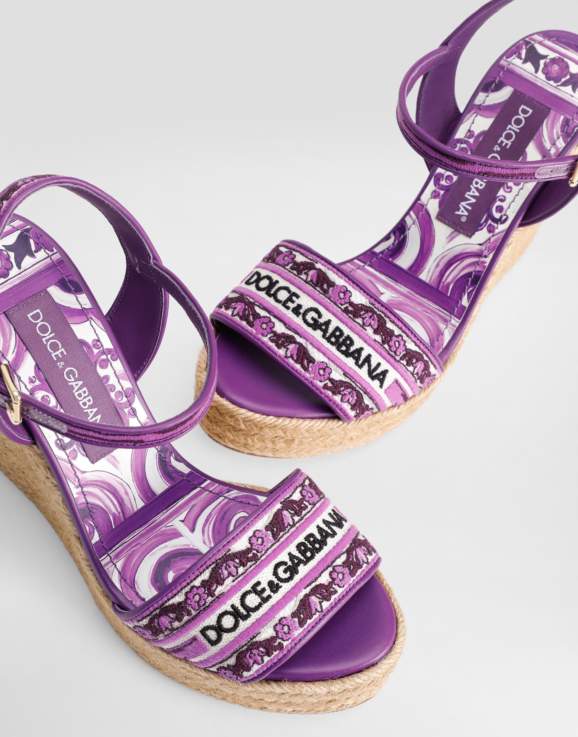 フラットシューズ DOLCE & GABBANA Woman Espadrilles Violet CZ0318AV804 I03TN Dolce&Gabbana Espadrilles for Women | Nordstrom