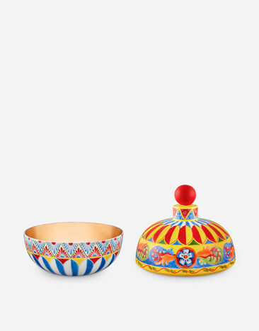 Dolce & Gabbana Decorative Ceramic Jar Multicolor TCC084TCAD5