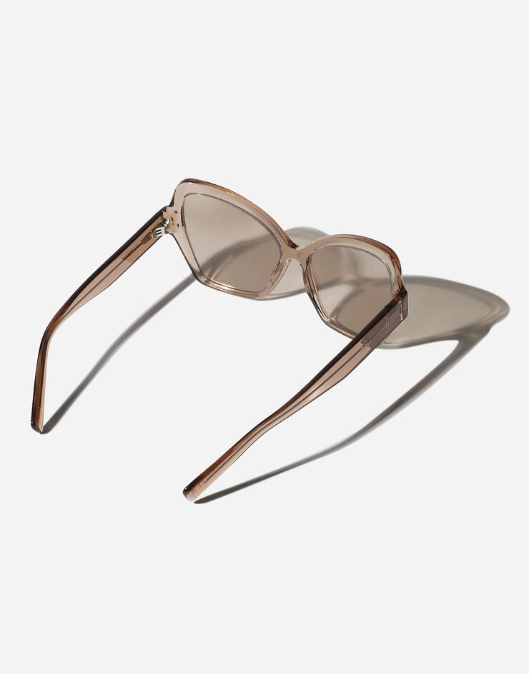 Dolce & Gabbana DG Sharped  sunglasses Transparent camel VG446BVP25A