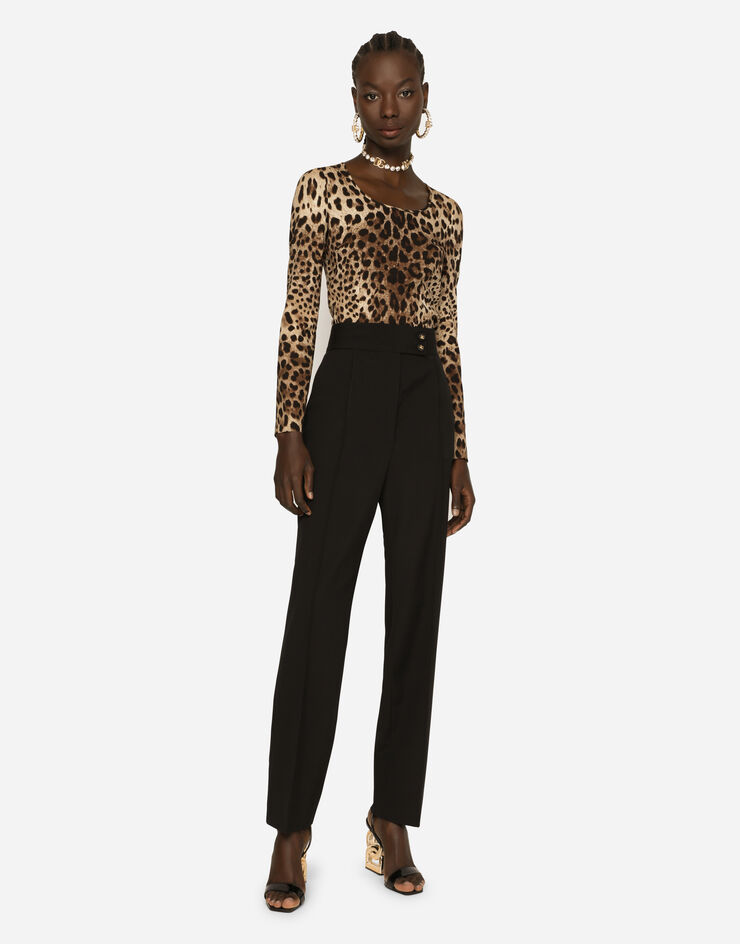 Dolce & Gabbana  ESTAMPADO DE LEOPARDO F73V6TFSADD