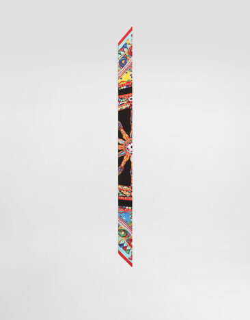 Dolce & Gabbana 6x100 carretto-print silk twill bandeau Multicolor FS215AGDDWL