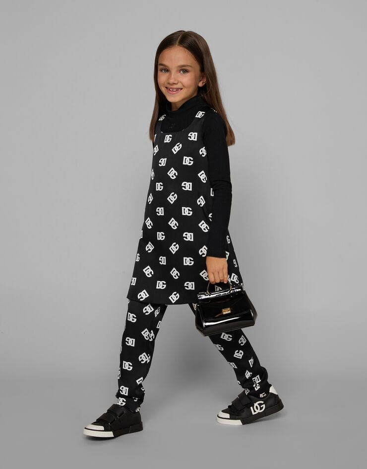 Dolce & Gabbana 페이턴트 가죽 미니 시실리 백 블랙 EB0003A1067