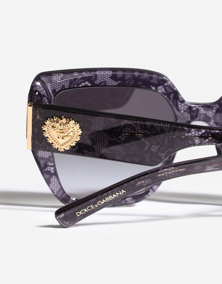 Dolce & Gabbana Devotion Sunglasses Dolce & Gabbana Devotion Sunglasses Print black lace VG453AVP18G