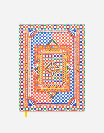 Dolce & Gabbana Cuaderno grande de tela pautado Multicolor TCC024TCAE7