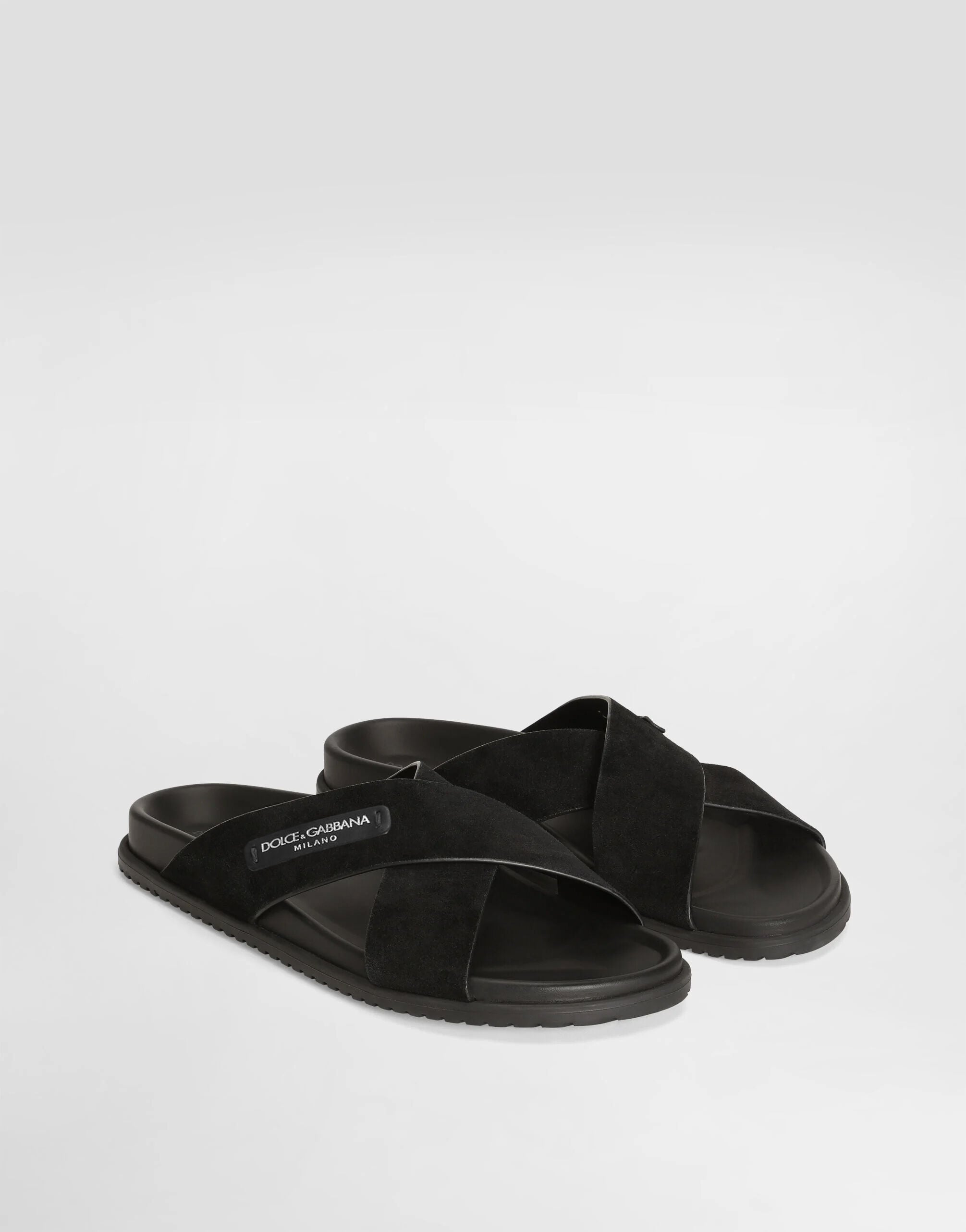 Sandals in split in Black for Men | Dolce&Gabbana® US