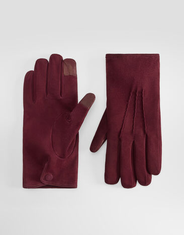 Dolce & Gabbana Suede gloves Multicolor BG0191A0845