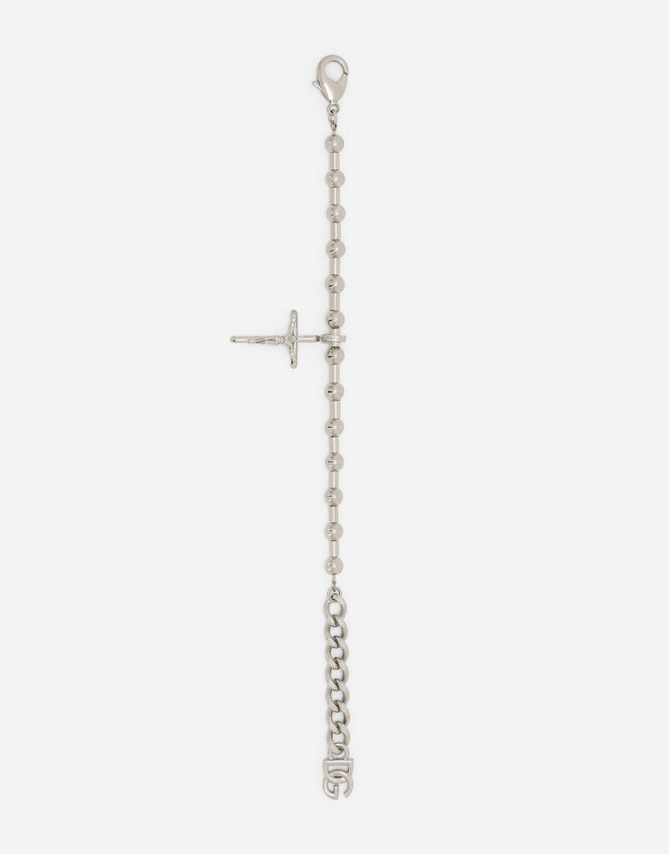 Dolce & Gabbana Pulsera de esferas con cruz «DNA» Plateado WBQ1D2W1111