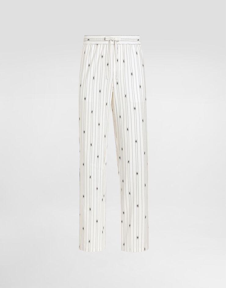 Dolce & Gabbana Hose mit Logo Multicolor GVRMATHJMQR