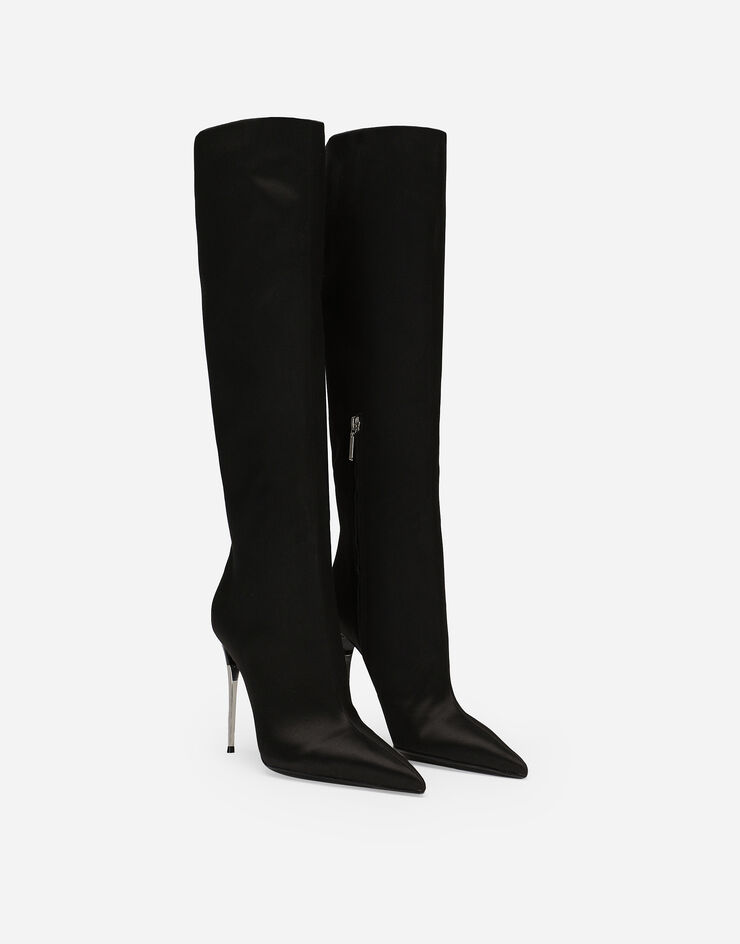 Dolce & Gabbana Satin boots Black CU1126A7630