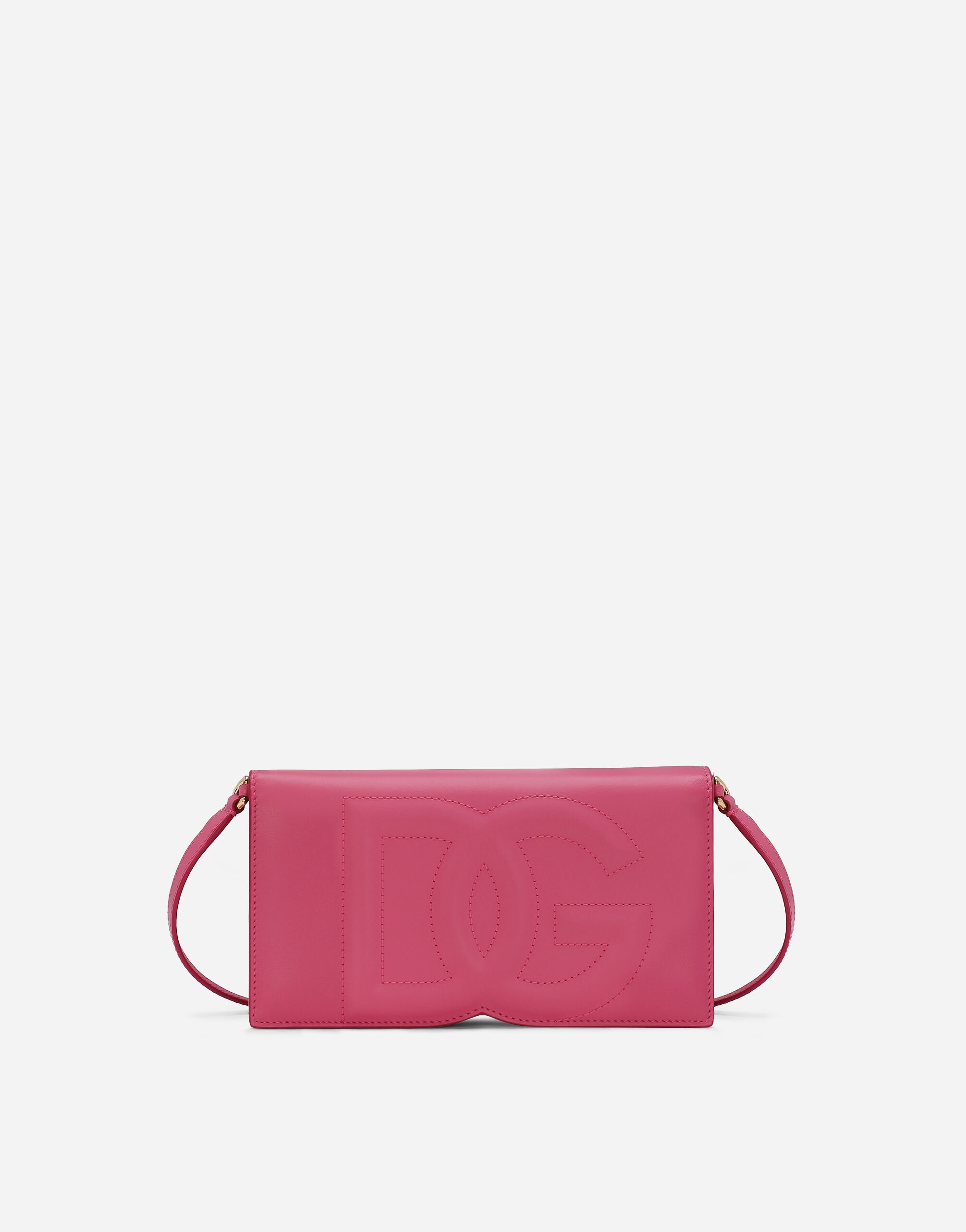 Dolce & Gabbana DG logo phone bag Pink BB7287AS204