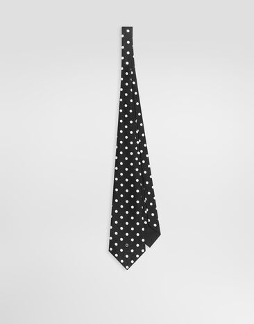 Dolce & Gabbana Krawatte aus seidentwill mit polka-dot-print Mehrfarbig GT160EIS14C