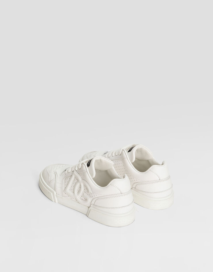 Dolce & Gabbana Sneakers New Roma in pelle di vitello nappato Bianco DA5263A1160