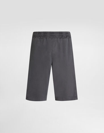 Dolce & Gabbana Bermudas estilo jogger de algodón Gris GP0S5TG7N7G