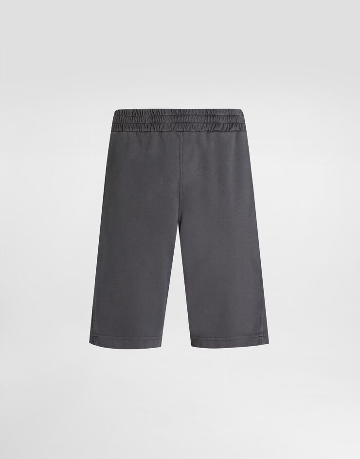 Dolce & Gabbana Bermudas estilo jogger de algodón Gris GP0S5TG7N7G