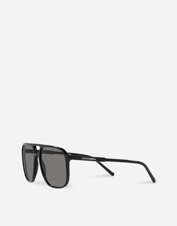Dolce & Gabbana نظارة شمسية Thin profile أسود VG442AVP181